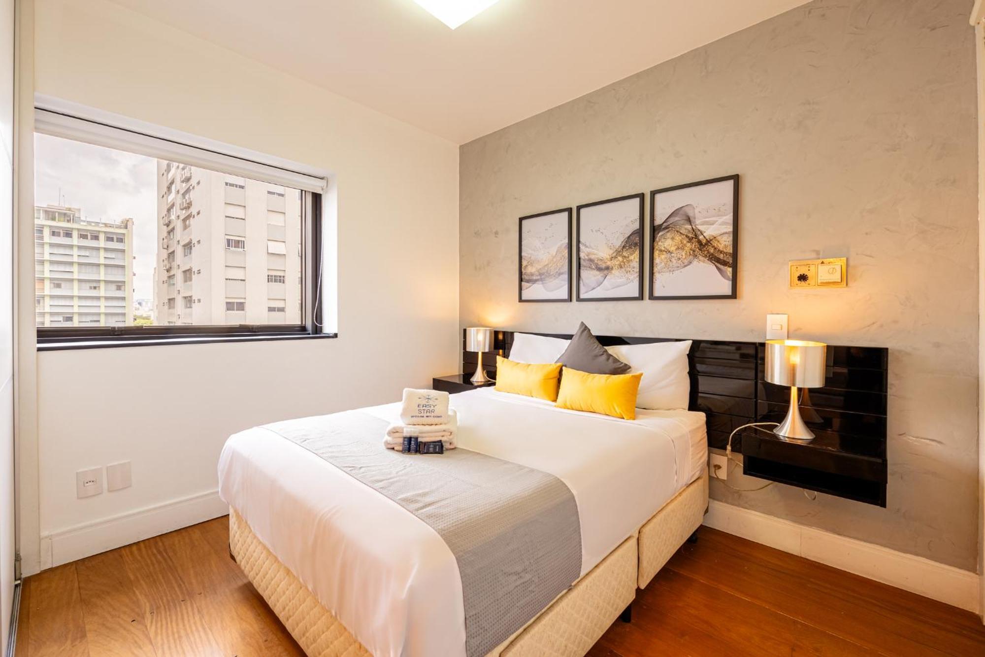 Apartment Easy Star - Lindo Flat C/vaga No Jardim Paulista - Fk03i *