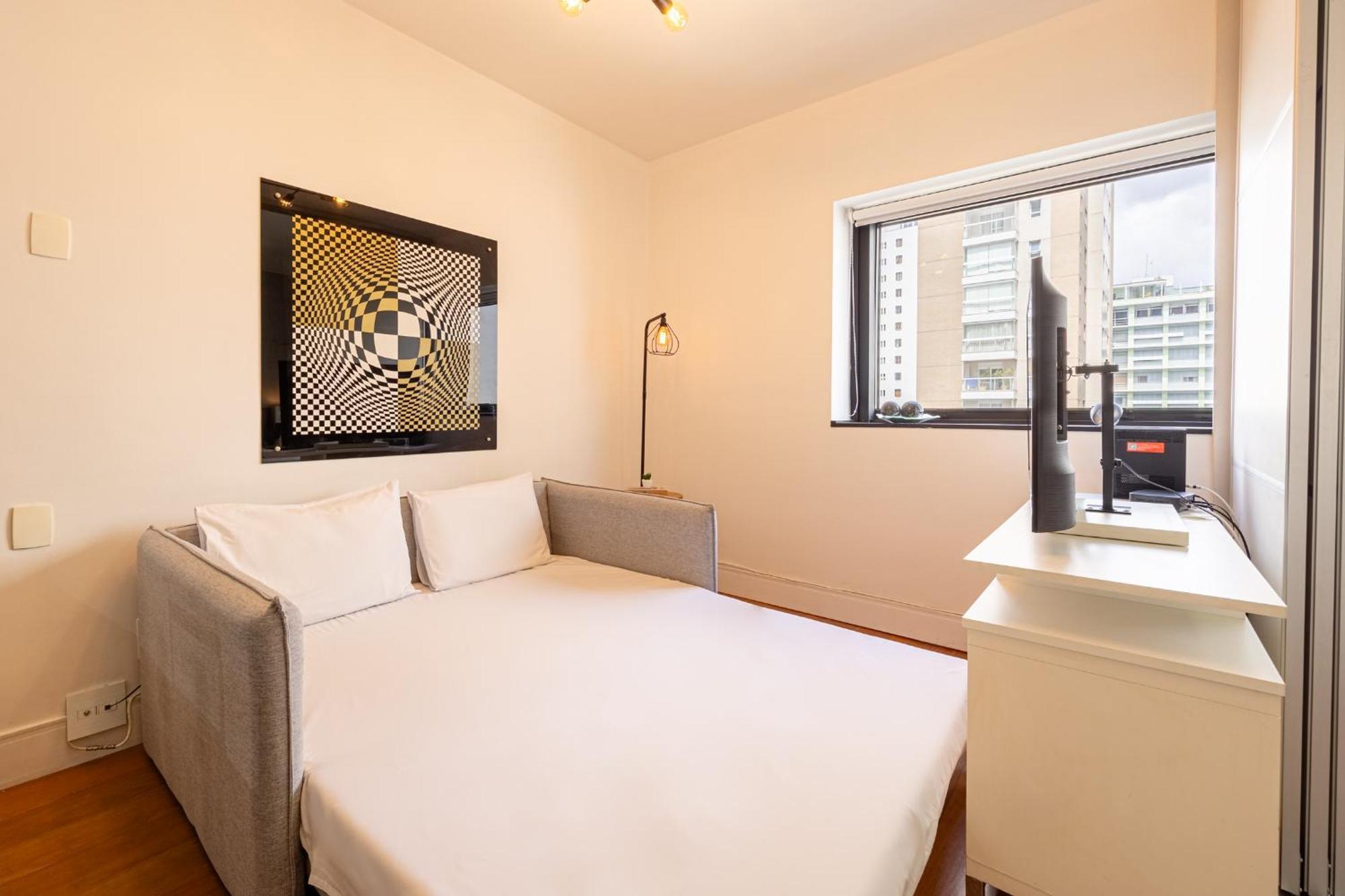 Easy Star - Lindo Flat C/vaga No Jardim Paulista - Fk03i Apartment *